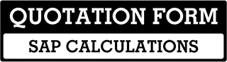 SAP Calculations Quote  For South Wales